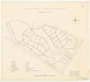 Ostfriedhof, Recklinghausen: Technischer Plan 1:1000