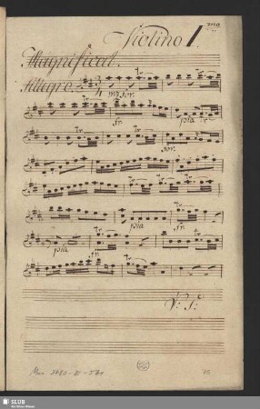 Stimmensatz [Schreiber: Klemm, J.C.A.]