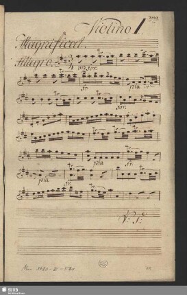 Stimmensatz [Schreiber: Klemm, J.C.A.]