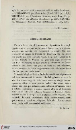 6: Simboli mortuarii