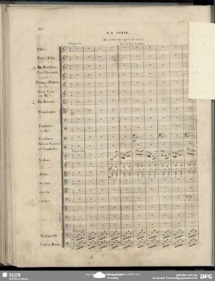 No. 5 Final: "Marchons avec prudence / Nur vorwärts still und leise"