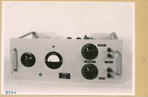 Charakterograph - Einschub TYP LU 18290 (1) - Frontansicht; Foto 1953