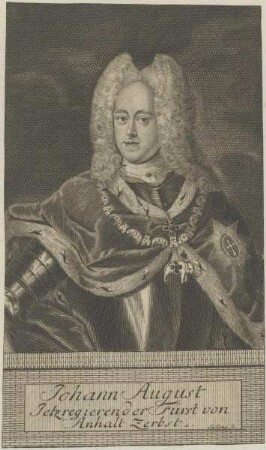 Bildnis des Johann August von Anhalt-Zerbst