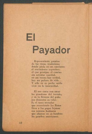 El Payador