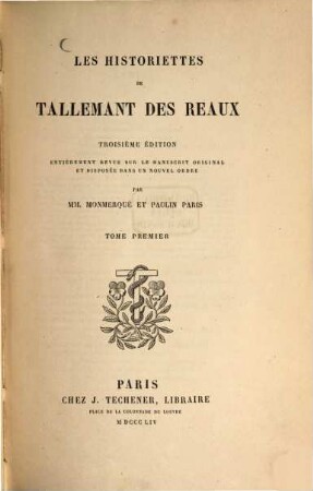 Les historiettes, 1