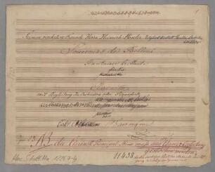 Souvenirs de Bellini, cl, orch, Es-Dur, op. 52 - BSB Mus.Schott.Ha 12267-4