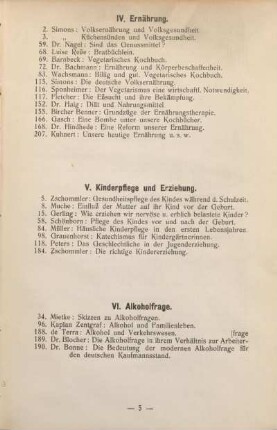 VI. Alkoholfrage.
