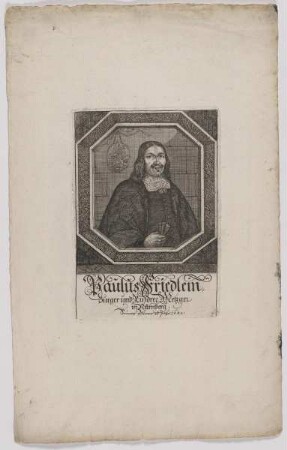 Bildnis des Paulus Friedlein