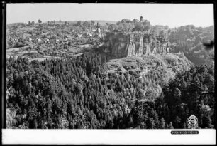 Blick auf Hohnstein