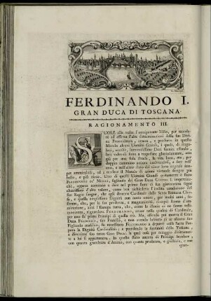 Ferdinando I. Gran Duca Di Toscana. Ragionamento III.