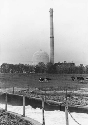 Rücklaufbauwerk am alten Kernkraftwerk Lingen/Ems
