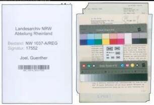 Entnazifizierung Guenther Joel , geb. (Generalstaatsanwalt)