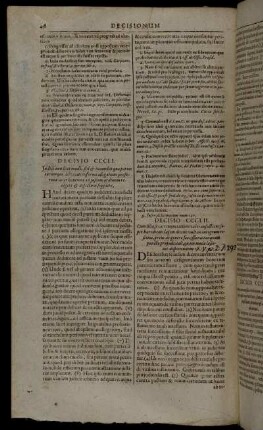 Decicio CCCLI. - Decisio CCCCXXIV.