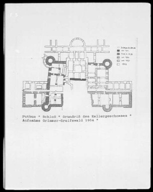 Pubus, Grundriss des Kellergeschosses