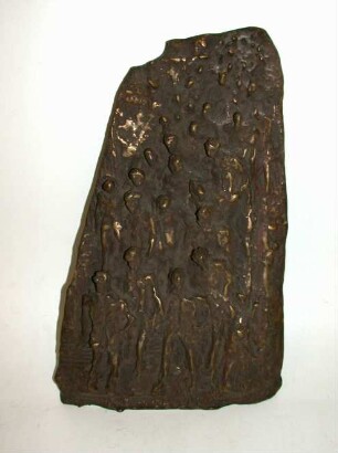 Bronzerelief "Bergarbeiter"
