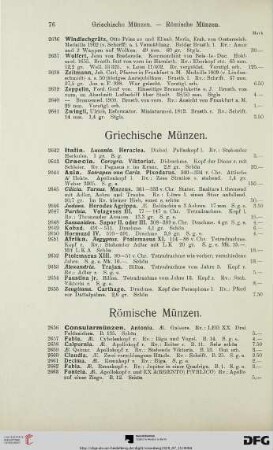 Griechische Münzen (Nr. 2642-2655)
