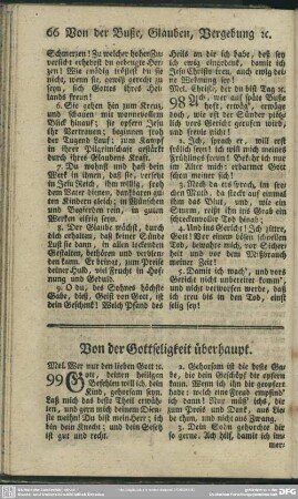 Von der Gottseligkeit überhaupt