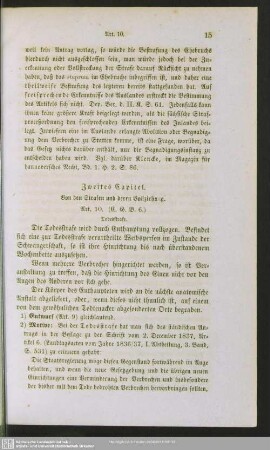 Zweites Capitel. Von den Strafen und deren Vollziehung