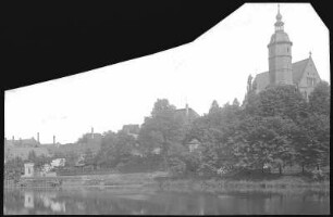 Penig. Mulde mit Kirche