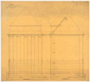 AEG-Hauptverwaltungsgebäude, Berlin: Seitenfassade Hauptgebäude, 1:50