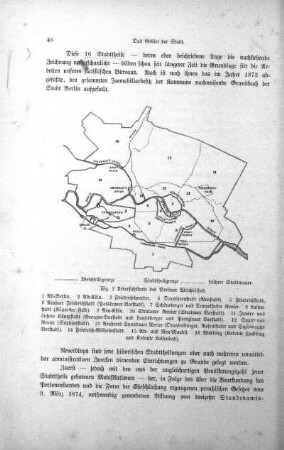 Karte: Das Gebiet der Stadt