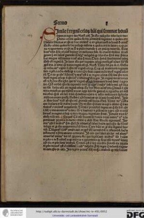 Simile est regnum celorum homini... Mathei xiii. In isto evangelio dominus facit duo, primo ostendit quanta sit hic penitentium dignitas et quanta erit in futuro felicitas...