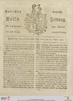 Zweiter Band. Vier und Dreißigstes Stück