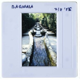 Bagnaia, Villa Lante,Bagnaia, Villa Lante, Fontana della Catena / Wasserkette