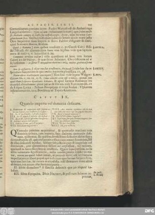 Caput IX. Quando imperia vel dominia desinant.