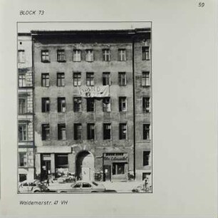 Fotografie: Waldemarstr. 41, um 1981