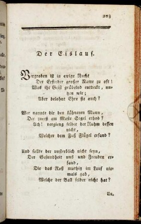 Der Eislauf