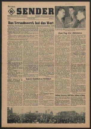 Betriebszeitung 'WF-Sender', Nr.39/1955 (12. Oktober 1955)