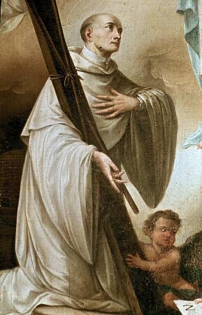 Seitenaltar: Maria erscheint dem heiligen Bernhard