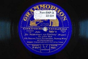 "Die Meistersinger von Nürnberg" : Am stillen Herd / (Wagner)