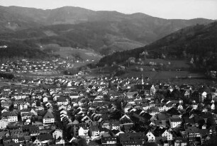 Waldkirch: Blick auf Waldkirch mit Kandel