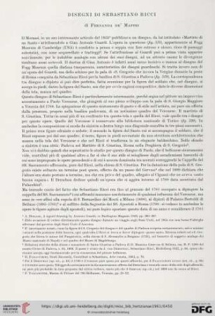 Disegni di Sebastiano Ricci