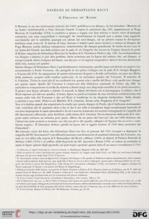Disegni di Sebastiano Ricci