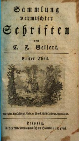 Sammlung vermischter Schriften, 1