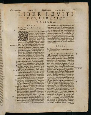 77-101, Liber leviticus