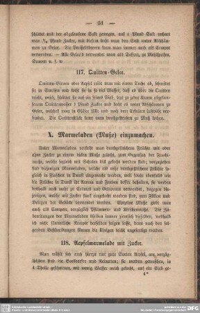 X. Marmeladen (Muße) einzumachen