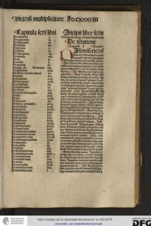 Incipit liber secundus de principalium vitiorum et virtutum multiplicate.
