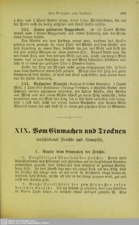 XIX. Vom Einmachen und Trocknen