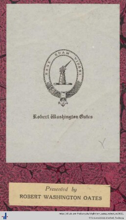 Exlibris (Aus: UB Freiburg, PO 4.2018/18-1/2).