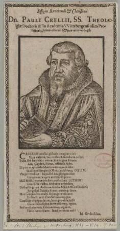 Bildnis des Paulus Crellius