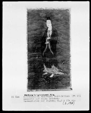 Kuan-Yin auf einem Drachen