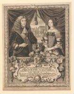 Hans Jacob Welser; geb. 16. August 1616; gest. 11. Mai 1681; und seine Frau Eva Rosina, geb. Steiner von Ödenburg; geb. 21. August 1645; gest. 15. Juli 1681
