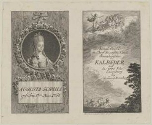 Bildnis der Augusta Sophia, Prinzessin von England