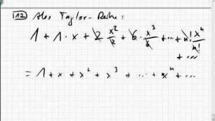 14.3.2 Taylor-Reihe, Potenzreihen, Teleskopsumme, Teil 2