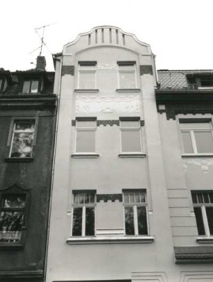 Wurzen. Wohnhaus, Hermann-Ilgen-Straße 10 (1900/1905). Straßenansicht
