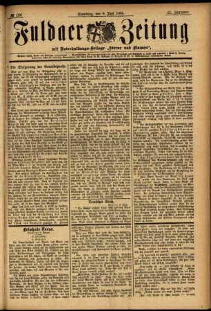 Ausgabe vom Samstag, den 08. Juni 1895.